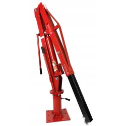 Gru Gruetta Idraulica 1T | Girevole 360° | Pieghevole | Sollevamento Motore per Officina Furgone